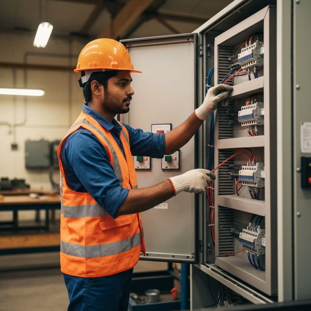 Akshar Electricals professional at work