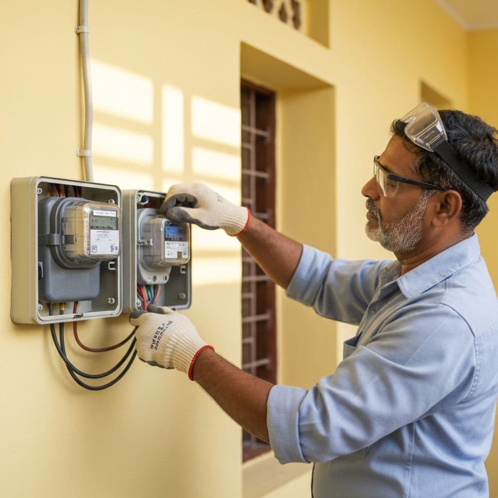 LT electrical service installation